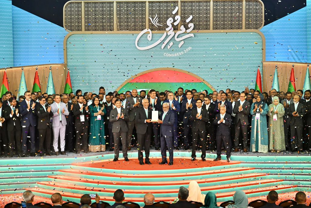 2028 ގެ ރިޔާސީ ޓިކެޓް ޕީއެންސީގެ ރައީސް، ރައީސުލްޖުމްހޫރިއްޔާ ޑރ. މުޢިއްޒަށް އަރުވައިފި