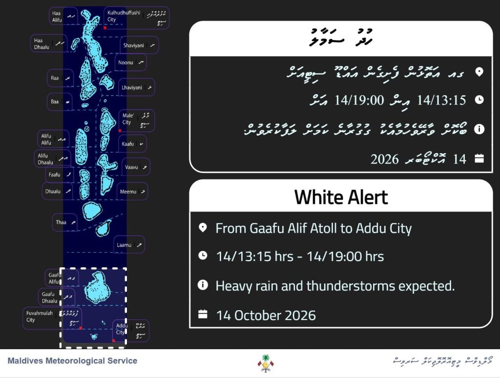 ދެކުނުގެ އަތޮޅުތަކަށް މޫސުން ގޯސްވެ، ހުދު ސަމާލުގެ މުއްދަތު އިތުރުކޮށްފި