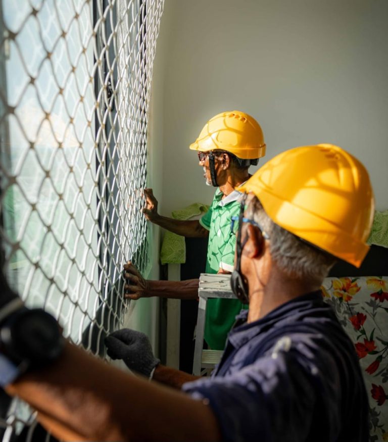 ހުޅުމާލޭގެ 220 އެޕާޓްމަންޓެއްގައި ރެއިލިން ހަރުކުރުމުގެ މަސައްކަތް ނިންމާލައިފި